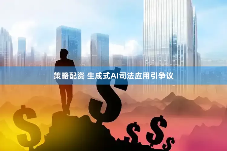 策略配资 生成式AI司法应用引争议